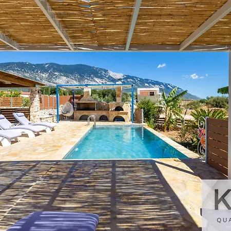 Leo's Red Stone & White Stone Made Villas, 2 With Private Pool In Village Villa Karavádosz