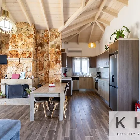 Leo's Red Stone & White Stone Made Villas, 2 With Private Pool In Village * Karavádosz