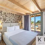 Leo's Red Stone & White Stone Made Villas, 2 With Private Pool In Village Karavados