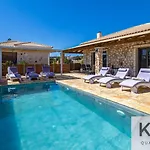 Villa Leo's Red Stone & White Stone Made Villas, 2 With Private Pool In Village Karavados
