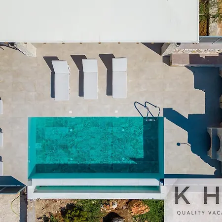 Leo's Red Stone & White Stone Made Villas, 2 With Private Pool In Village Villa Karavados