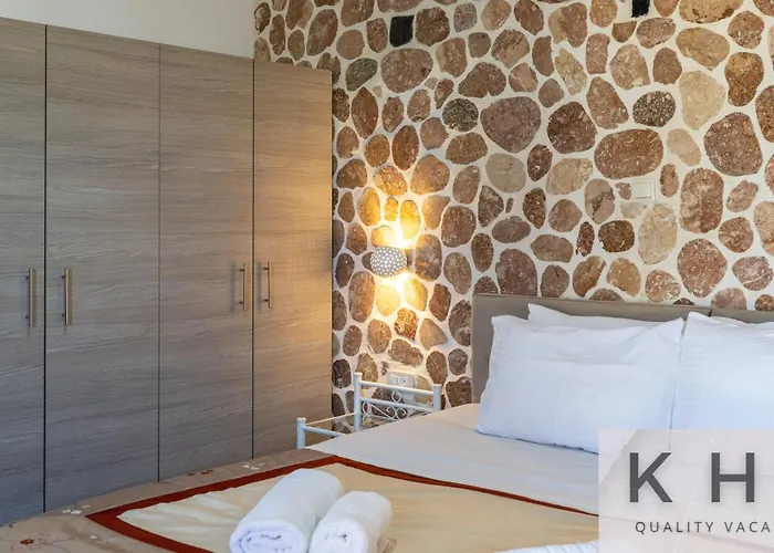 Leo's Red Stone & White Stone Made Villas, 2 With Private Pool In Village Villa