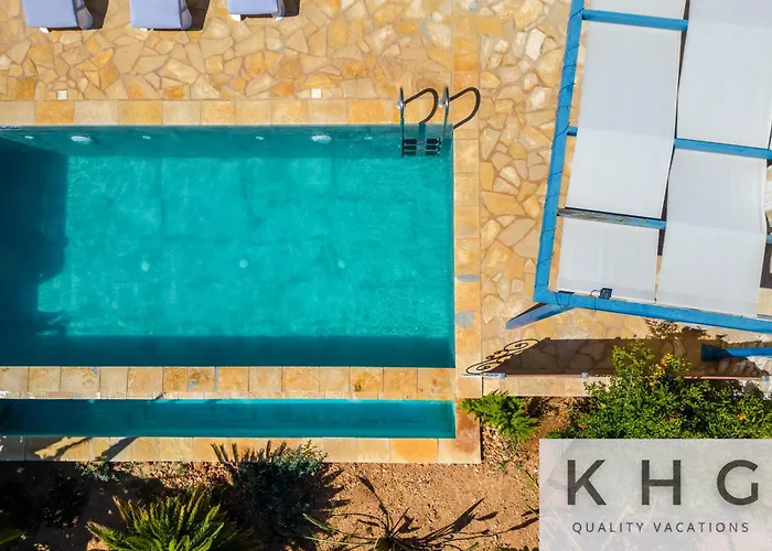 Leo's Red Stone & White Stone Made Villas, 2 With Private Pool In Village Villa