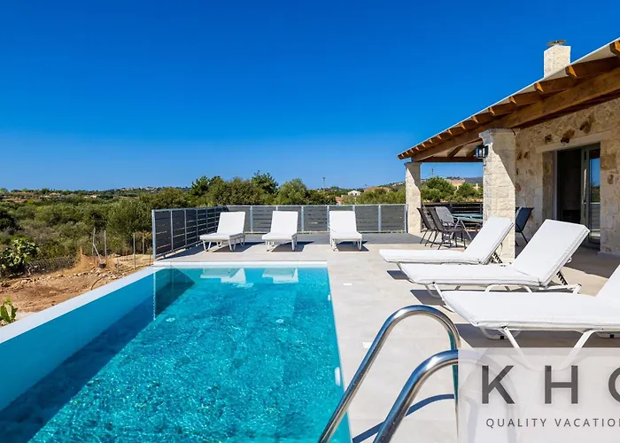 Villa Leo's Red Stone & White Stone Made Villas, 2 With Private Pool In Village *